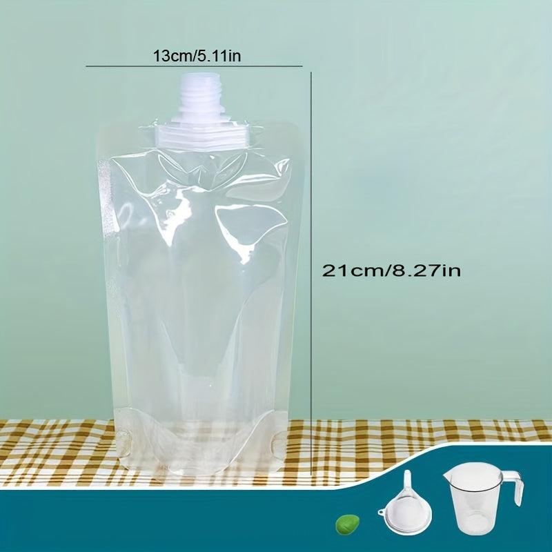 4pcs Leak Proof Grain Storage Bags - Transparent, Moisture and Insect Proof