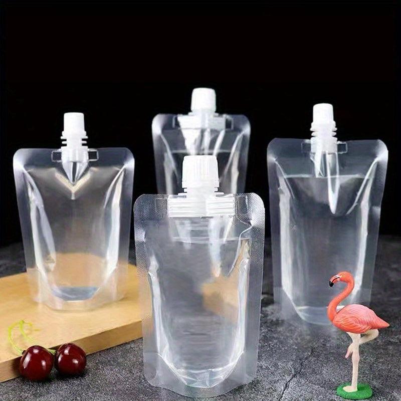 4pcs Leak Proof Grain Storage Bags - Transparent, Moisture and Insect Proof