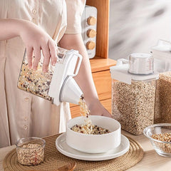 Large Capacity Rice Bucket with Measuring Cup