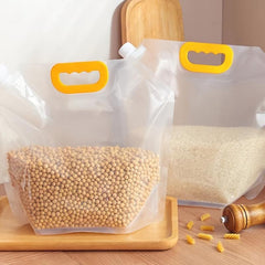 5pcs Grain Sealed Storage Bag Kitchen Supplies Moisture Proof Stand Up Pouch