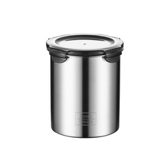 Stainless Steel Food Storage Containers Airtight Jars Sealed Fresh Box