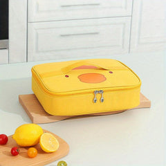 Cartoon Chicken Handheld Bento Bag Insulated Lunch Bag