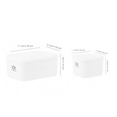 Fridge Storage Containers - Salad & Snack Organizer