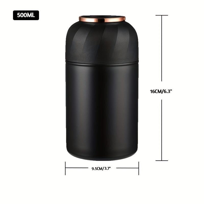 16oz Vacuum Insulated Food Jar Stainless Steel Lunch Box with Spoon