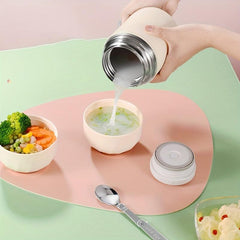 16oz Vacuum Insulated Food Jar Stainless Steel Lunch Box with Spoon