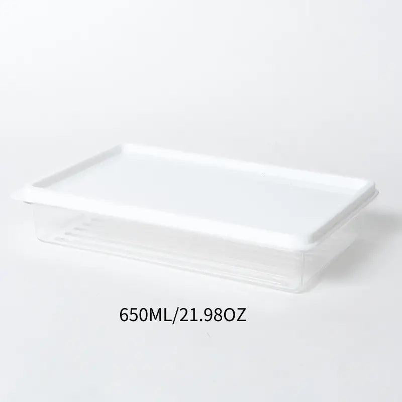 Transparent Refrigerator Storage Box for Fresh Food and Vegetables