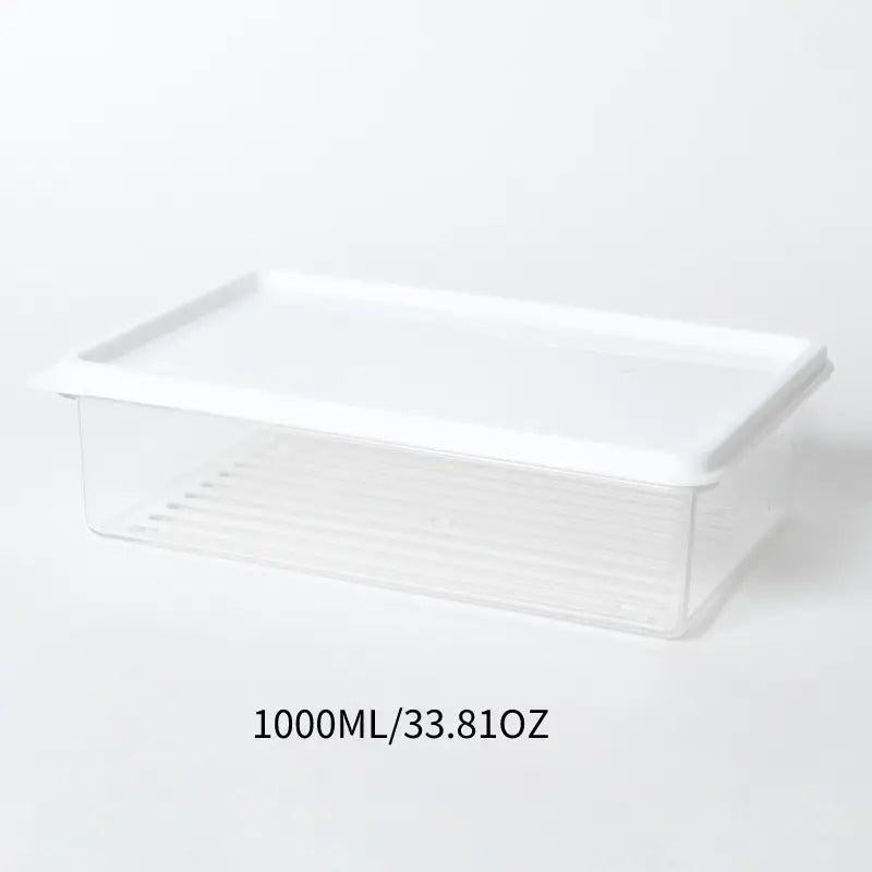 Transparent Refrigerator Storage Box for Fresh Food and Vegetables