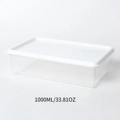Transparent Refrigerator Storage Box for Fresh Food and Vegetables