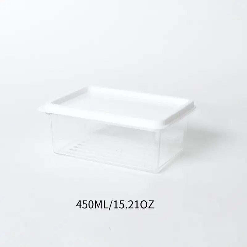 Transparent Refrigerator Storage Box for Fresh Food and Vegetables