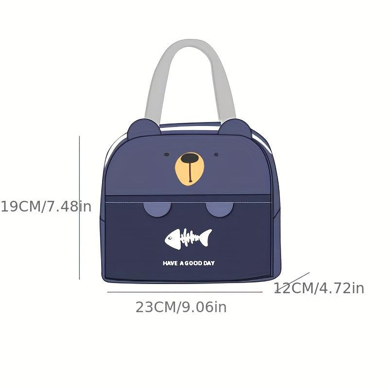 2pcs Lunch Box Handbag Bento Bag Insulation Bag For Picnic Camping