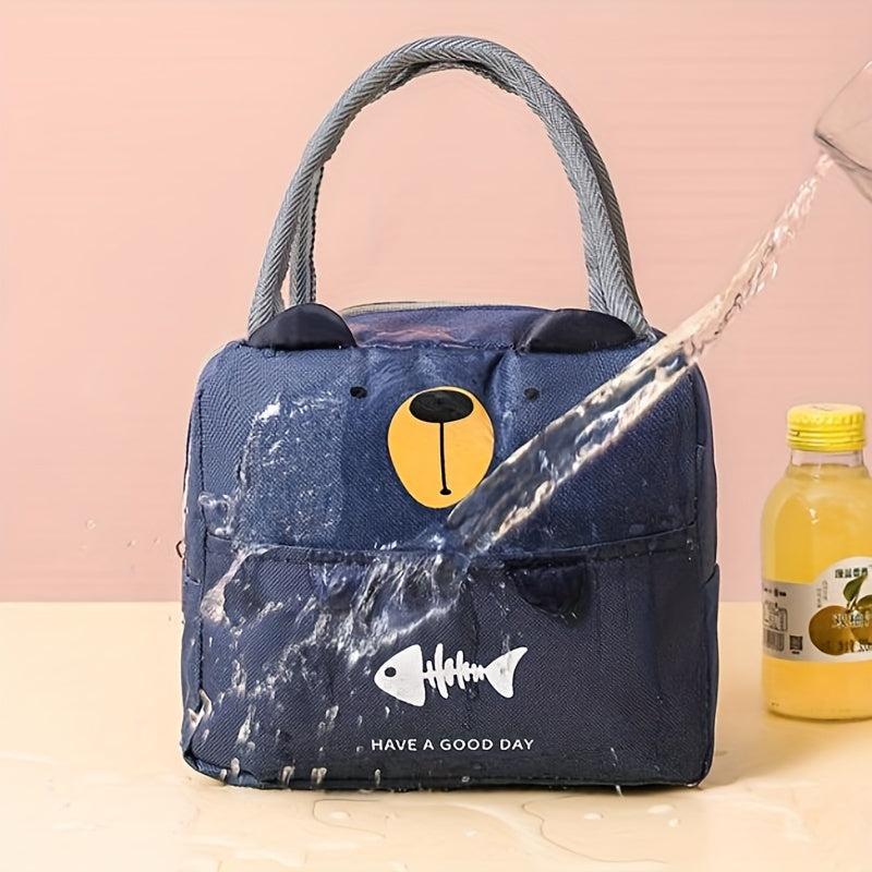 2pcs Lunch Box Handbag Bento Bag Insulation Bag For Picnic Camping