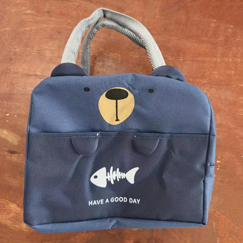 2pcs Lunch Box Handbag Bento Bag Insulation Bag For Picnic Camping