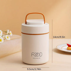 Portable Stainless Steel Breakfast Cup with Sealed Lid