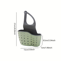 Double Layer Sink Hanging Bag Kitchen Rack Faucet Sponge Holder Storage