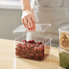 1pc PET Kitchen Spice Storage Box Refrigerator High Transparency Storage Box