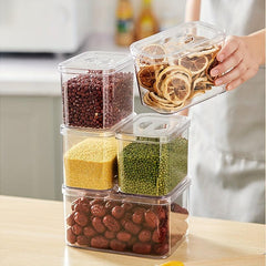 1pc PET Kitchen Spice Storage Box Refrigerator High Transparency Storage Box