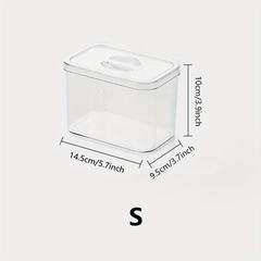 1pc PET Kitchen Spice Storage Box Refrigerator High Transparency Storage Box