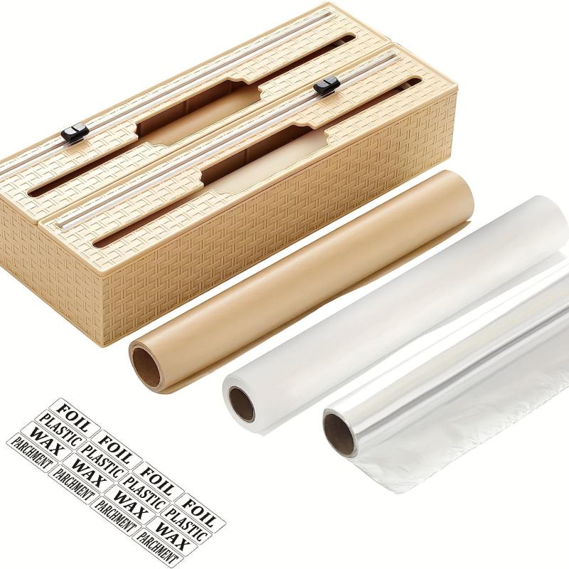 Plastic Wrap Cutter Fresh keeping Film Aluminum Foil Cutting Box