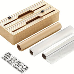Plastic Wrap Cutter Fresh keeping Film Aluminum Foil Cutting Box