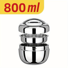 Stainless Steel Hot Food Flask Double Layer Bento Box