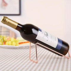 Geometric Metal Wine Rack Freestanding Bottle Holder