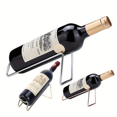 Geometric Metal Wine Rack Freestanding Bottle Holder