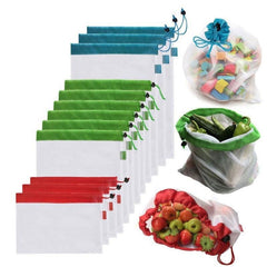 Reusable Grocery Shopping Bag for Fruits Vegetables Toys & More