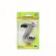 4pcs Stainless Steel S Hook Kitchen Bathroom Supplies