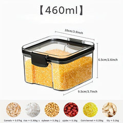 Square Food Storage Containers With Lids Candy Jars