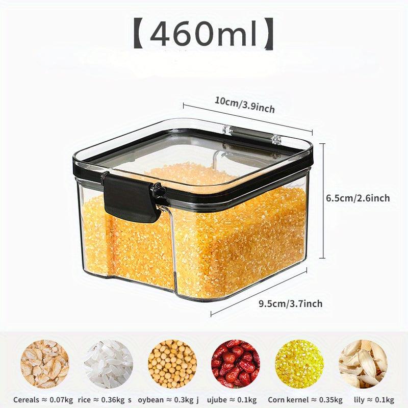 Square Food Storage Containers With Lids Candy Jars