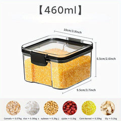 Square Food Storage Containers With Lids Candy Jars