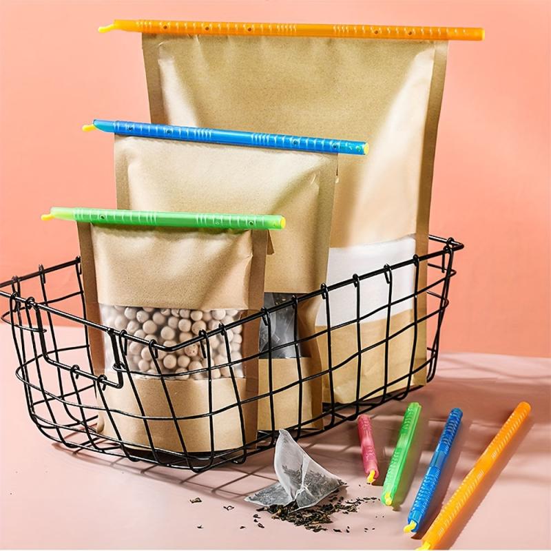 Bag Sealer Stick Food Bag Sealing Clip Fresh Lock Stick Kitchen Storage Tools