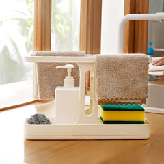 Sink Rag Pot Brush Sponge Drain Rack Kitchen Accessories