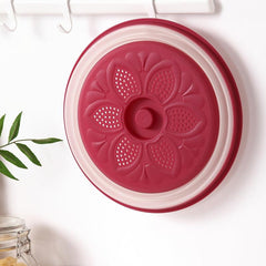 Foldable Microwave Food Cover Fresh Keeping Reusable Clear Lid