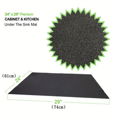 Waterproof Under Sink Mat 60 73 Kitchen Cabinet Protector Mats Washable Liner