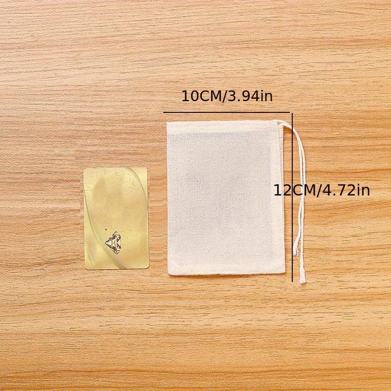 50pcs Tea Filter Bags Drawstring Muslin Bags Reusable Mesh Snack Spices Bags