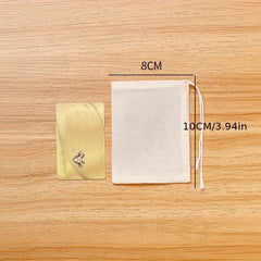 50pcs Tea Filter Bags Drawstring Muslin Bags Reusable Mesh Snack Spices Bags
