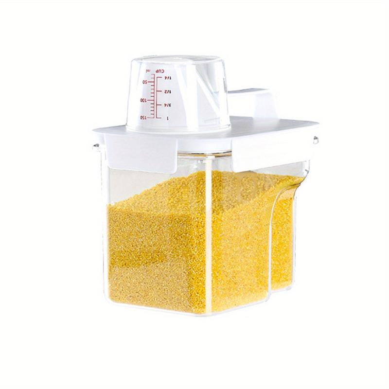 1pc Cereal Container Airtight Food Storage Box Rice Container Sealed Tank