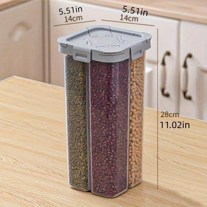 Clear Airtight Food Storage Container Square Moisture-proof Sealed Box