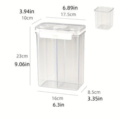 Clear Airtight Food Storage Container Square Moisture-proof Sealed Box