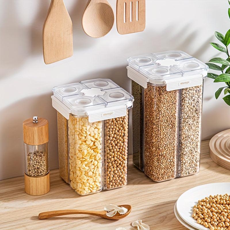 Clear Airtight Food Storage Container Square Moisture-proof Sealed Box