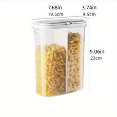 Clear Airtight Food Storage Container Square Moisture-proof Sealed Box