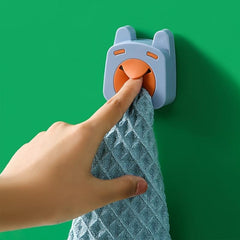 Small Monster Towel Stopper Toilet Towel Shelf Punch Paste Dishwashing Cloth Sto