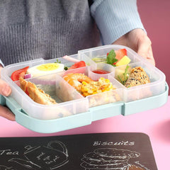 Reusable Cartoon Graphic Divided Lunch Box