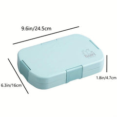 Reusable Cartoon Graphic Divided Lunch Box