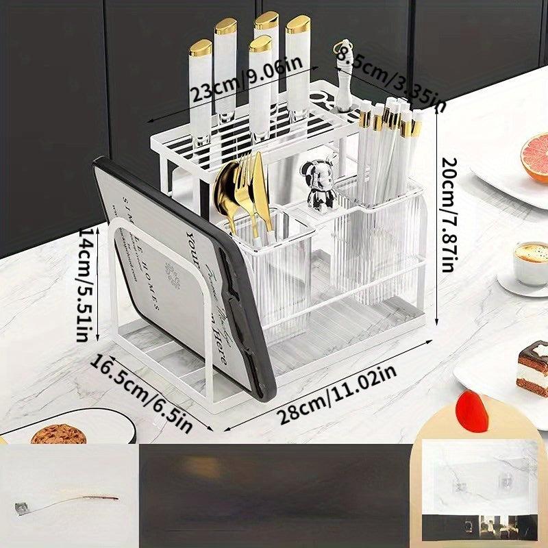 Multifunctional Holder Kitchen Light Rack Chopping Board Rack Kitchen Suppli