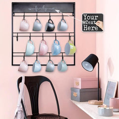 1pc Mug Storage Hook Coffee Cup Clip Wall mounted Kitchen Hanging Rack