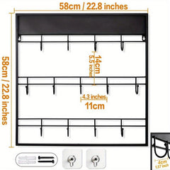 1pc Mug Storage Hook Coffee Cup Clip Wall mounted Kitchen Hanging Rack