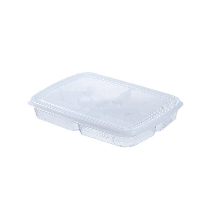 4-grid Plastic Refrigerator Storage Box for Fresh Keeping