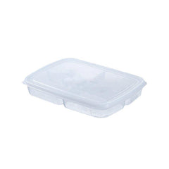 4-grid Plastic Refrigerator Storage Box for Fresh Keeping